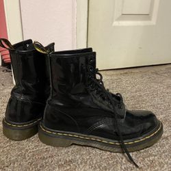 Black Patent Leather Doc Martens