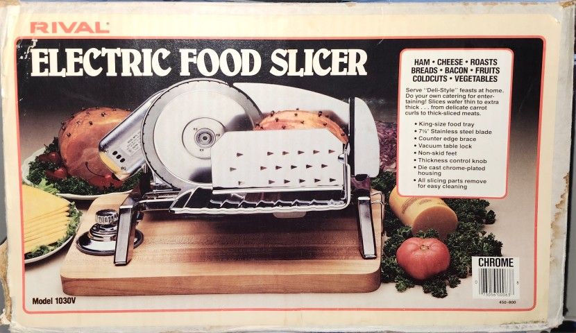 Rival Slicer - Bread, Veggies ,Meat Or Cheese