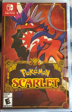 Pokémon Scarlet video game for the Nintendo Switch