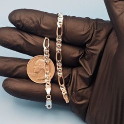 Sterling Silver Bracelet 7” – S925 5mm Clean High Polish