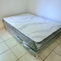 New FULL MATTRESS and BOX SPRING - 2PC