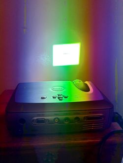 Dell 3200MP Portable DLP Projector Tested Working with Bag