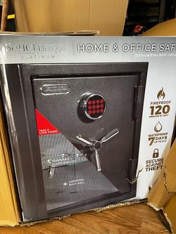 Home and office safe with electric lock