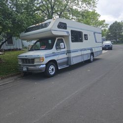 Rv With car Dolly