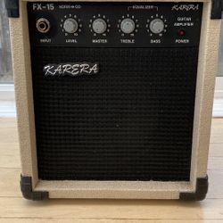 KARERA FX-15 Guitar Amplifier Small & Powerful Top Condition 