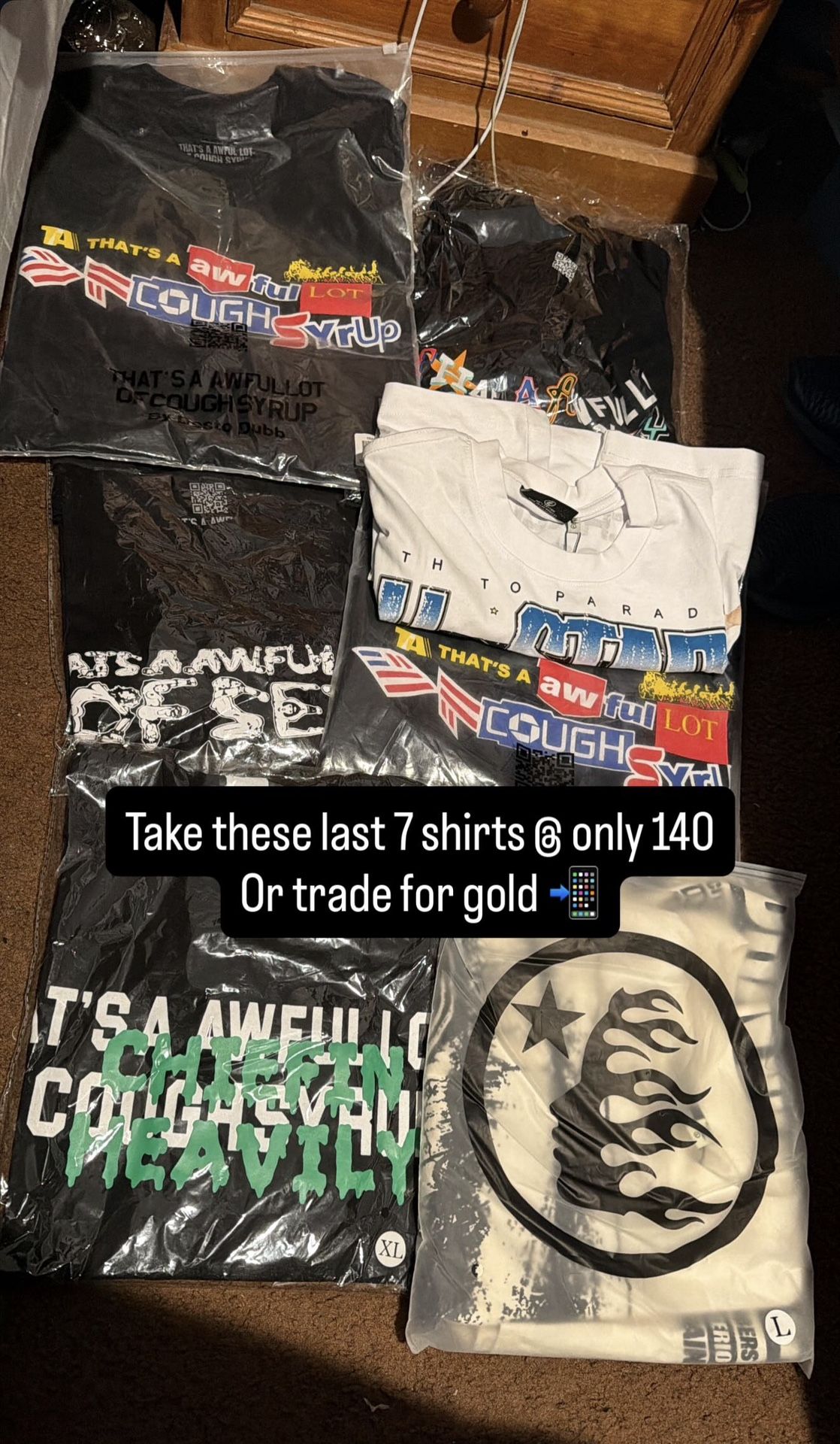 Aloc/ Hell star Shirts