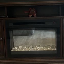 TV Stand with Fire Place