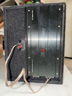 Dual 12” Majestic Subwoofer Box w/ Majestic MAJ 4000.1D Amp – Hits Hard