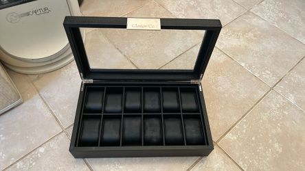 Glenor Co Watch Box For Men And Women 12 Slots
