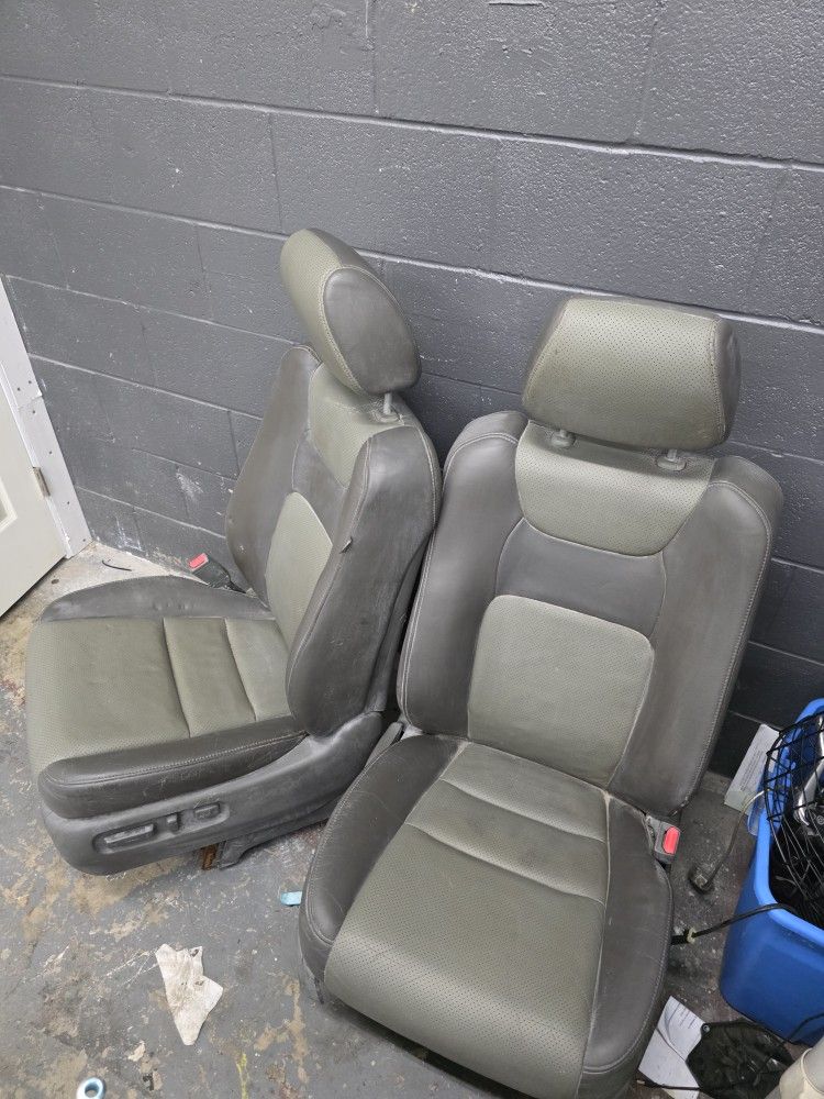 2006 Honda Ridgeline Parts Front Seat Grey Leather , Roof Racks , Door , Body Panels , Intererior Parts
