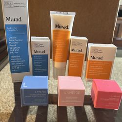 Skincare Bundle – Murad & Laneige Products – Full Routine Set – New – Multiple Items