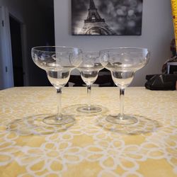 Princess House Heritage Margarita Glasses