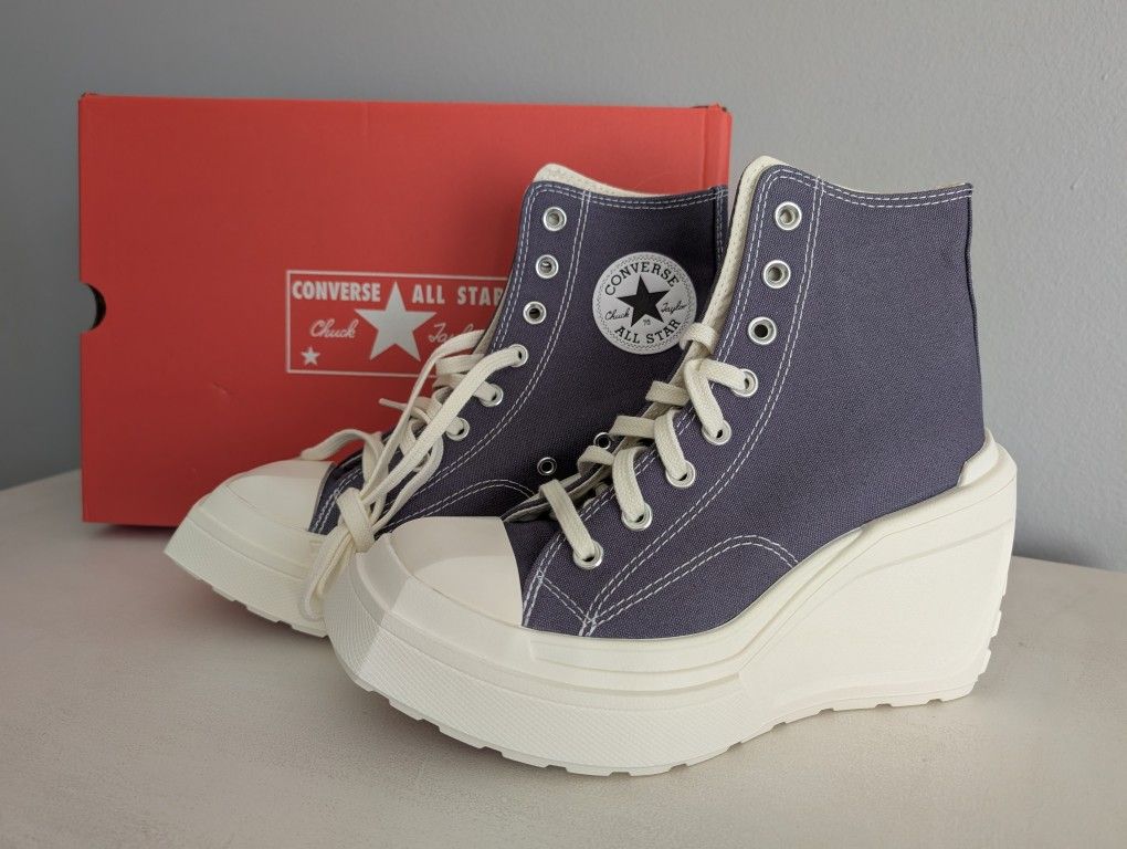 NEW! Lux Wedge Chuck Taylor Converse Size 7