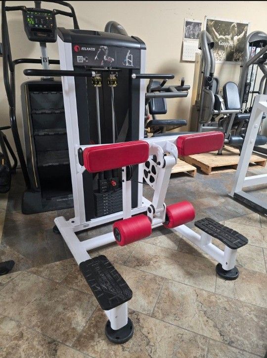 Atlantis Standing Leg Curl Gym Equipment Exercise Fitness Weight Machine