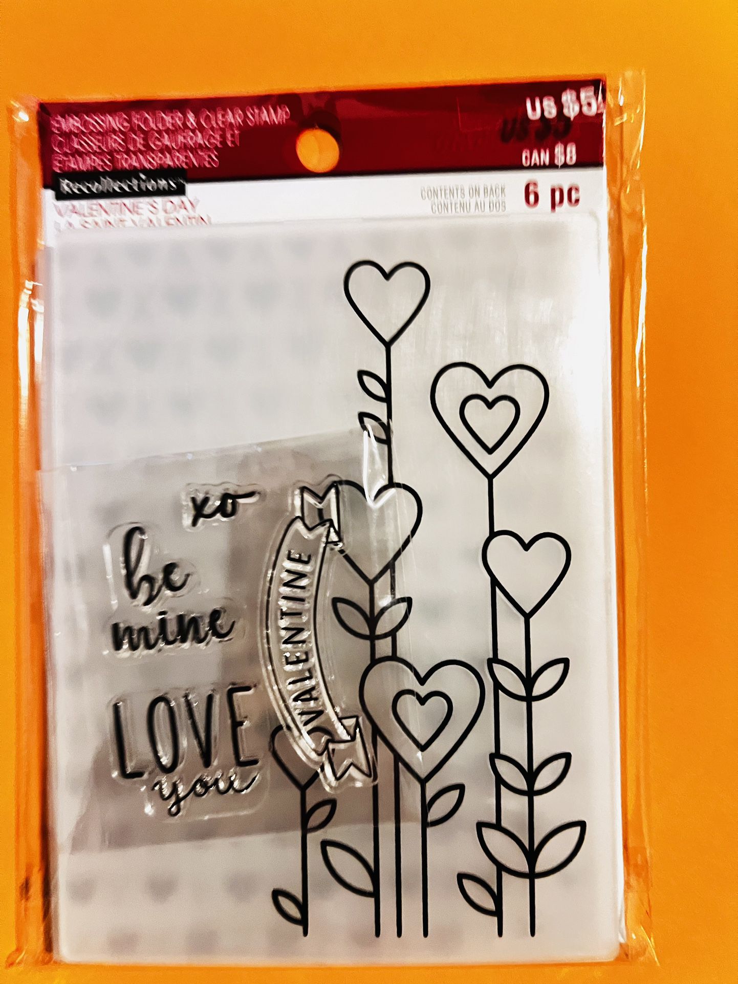 Embossing Folder  And Clear Stamp 