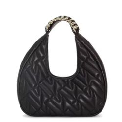 Vince Camuto Black Leather Shoulder Bag