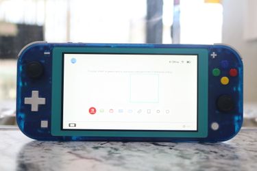 Nintendo Switch Lite HDH-001 (Turquoise Console Base) Transparent Clear Blue