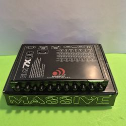 MASSIVE AUDIO 7 BAND EQUALIZER WITH 8V LINEDRIVE OUTPUT ( BRAND NEW PRICE IS LOWEST INSTALL NOT AVAILABLE )