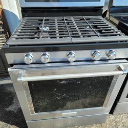 Kitchen Aid Gas Stove Stainless Steel 