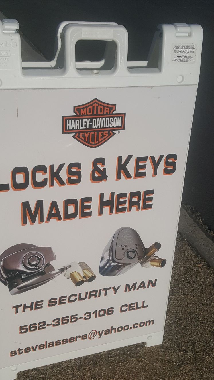 Harley barrel keys in San Diego, We make house calls.