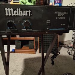 Vintage Melhart ME 1500 Power Amplifier 