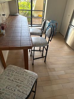 High  bistro chairs