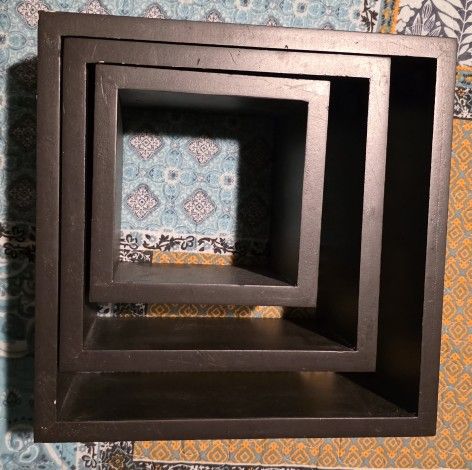 125" Cord Hider and Three Floating Shelves