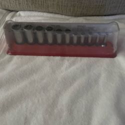 Snap On 11 piece SAE Deep socket set