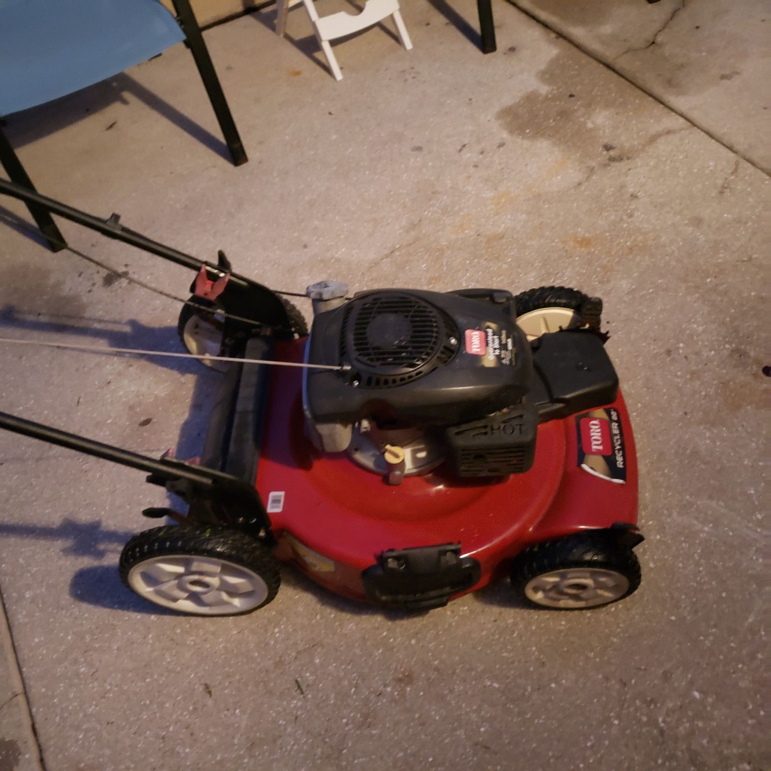 Toro 21" self propelled lawn mower