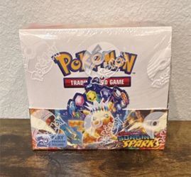 Pokémon Scarlet & Violet Surging Sparks Booster Box English Pikachu Latias