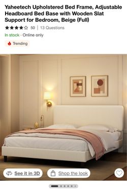 Full Bed Frame - Excellent Condition