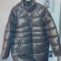 Guess Woman's Cortina Hoodie Long Puffer