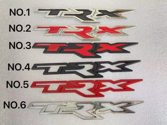 "FLAT BLACK" Tailgate Emblem Fit NEW 2021-2024 Dodge Ram 1500 TRX