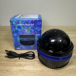 LED Mini Magic Ball – USB Disco Light / Star Projector 🌈✨