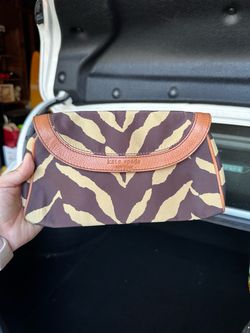Kate Spade New York Zebra Print Clutch