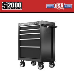 New in box CRAFTSMAN 2000 Series 26.5-in W x 37.5-in H 5-Drawer Steel Rolling Tool Cabinet (Black)
