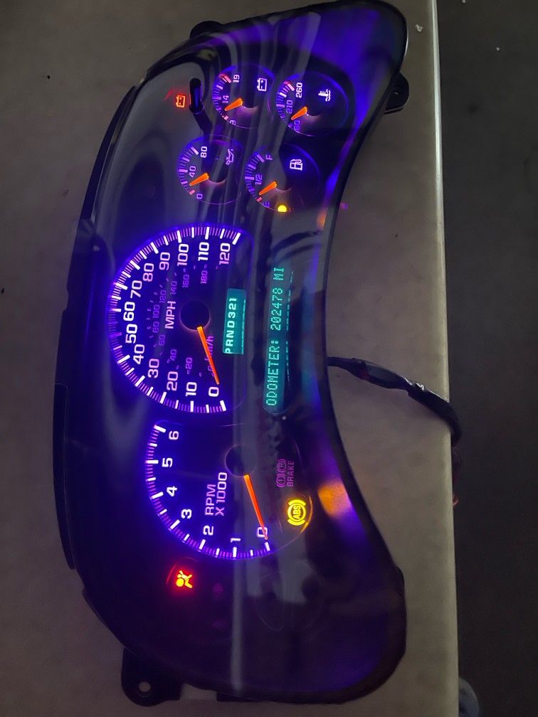 Cluster Purple LEDs Valentines Day Special Normally 230 Fully rebuilt