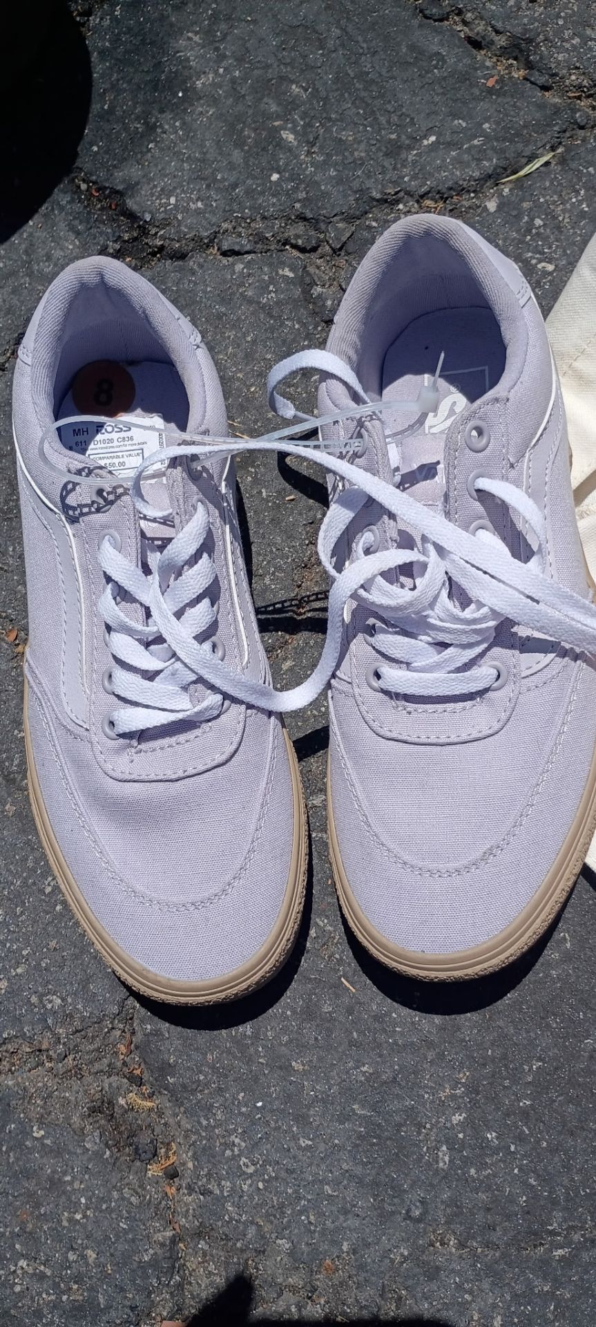 Purple size 7 women shoes vans