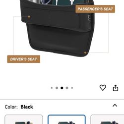 Car Seat Gap Filler- Black