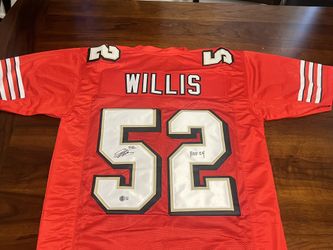 San Francisco 49Ers, Hall Of Famer, Patrick Willis Signed Jersey With Hof Inscription