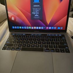 Macbook Pro 2018 16gb Ram 256 SSD