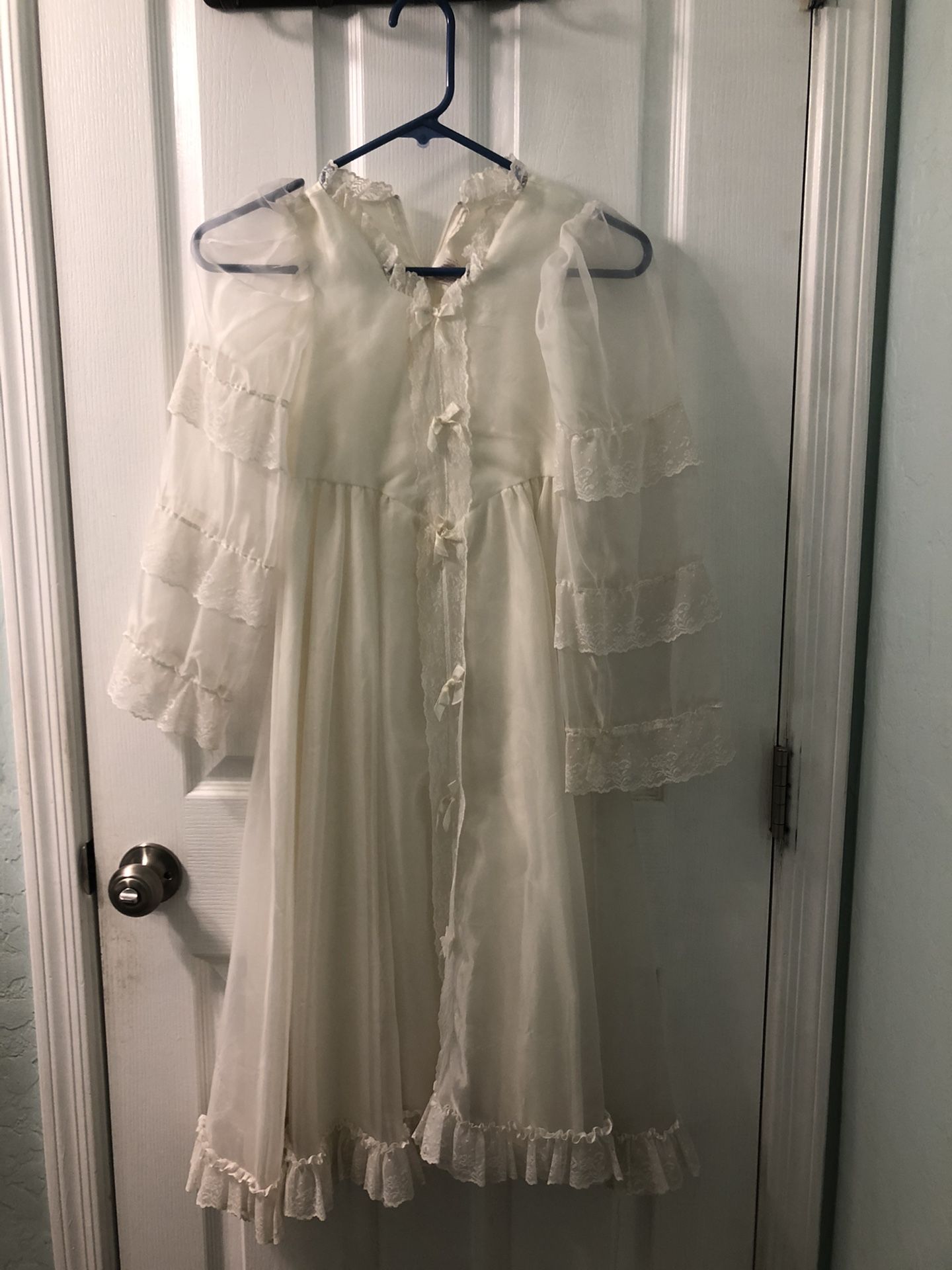 Vintage flower girl dress from 1982