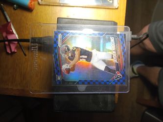 Panini prism black and white checkerboard rookie card football card