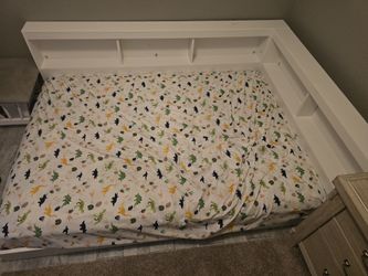 Toddler Full Size Bookshelf Bed Frame