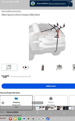 Brand new Allen Sports Ultra 2 bike rack