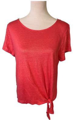 Tommy Bahama 100% Linen  Short-Sleeve Side-tie Top Resort Wear Women’s Small