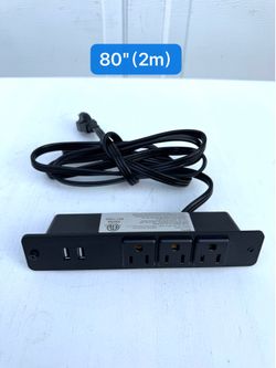 Embedded installation power strip