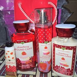 Strawberry Pound Cake Gift Set 