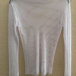 White Mesh Shirt