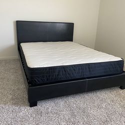 Brand New Full Size Platform Bed With Mattress Included (Free Delivery)